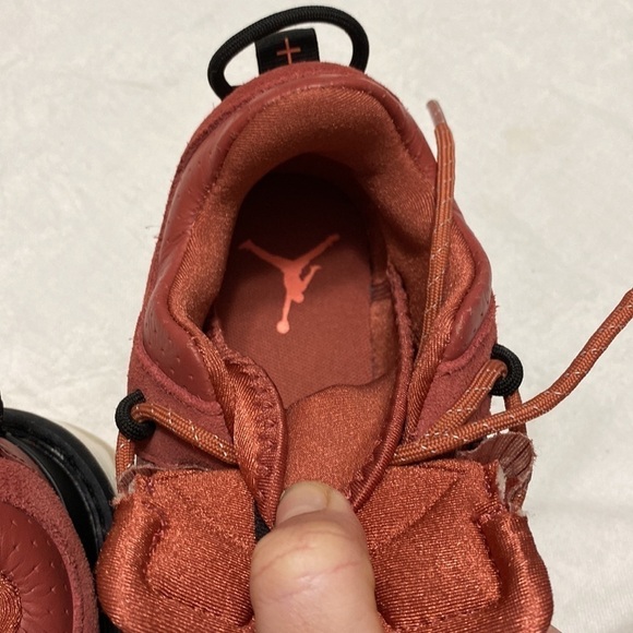 Nike Jordan Air Mae Size 5.5 NEW Canyon Rust Mango Black - Picture 10 of 15